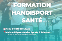 Formation Handisport Santé – Module 1